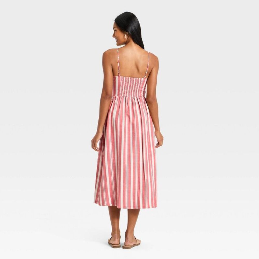 Open Box - A New Day - Women's Corset Sundress - A New Day Cre Cream/Red - Picture 2 of 3